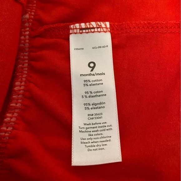 Carter's Baby Girl "Best Sister Ever" Long Sleeve Ruffle T-Shirt Size 9 Months - Picture 4 of 5